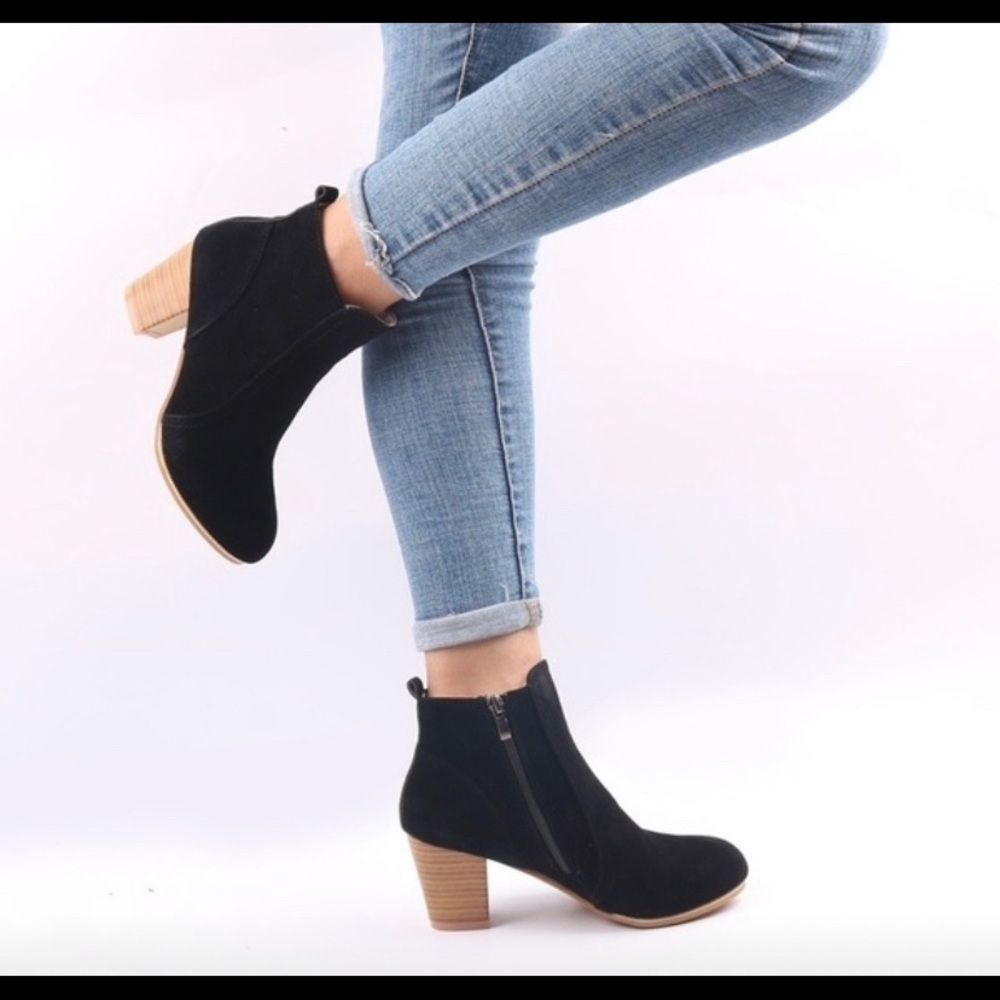 Black booties. Size 10. Brand new